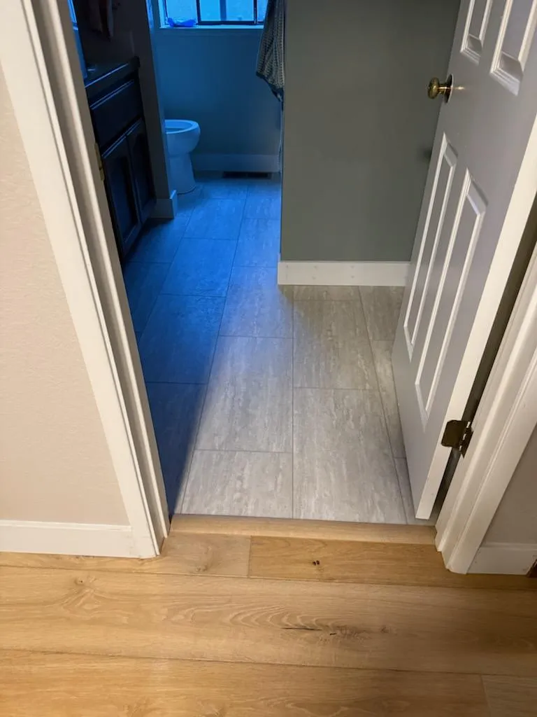 Recent flooring installation by The Flooring Design Center